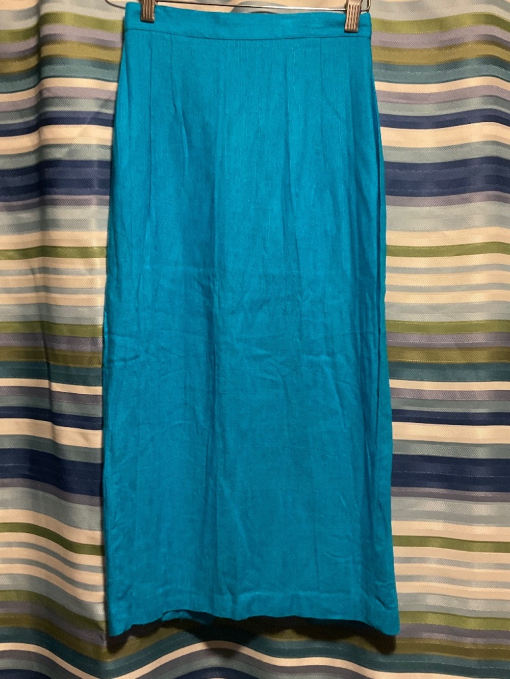 Vintage 1980’s Francine Browner Rumours Aqua Pencil Skirt